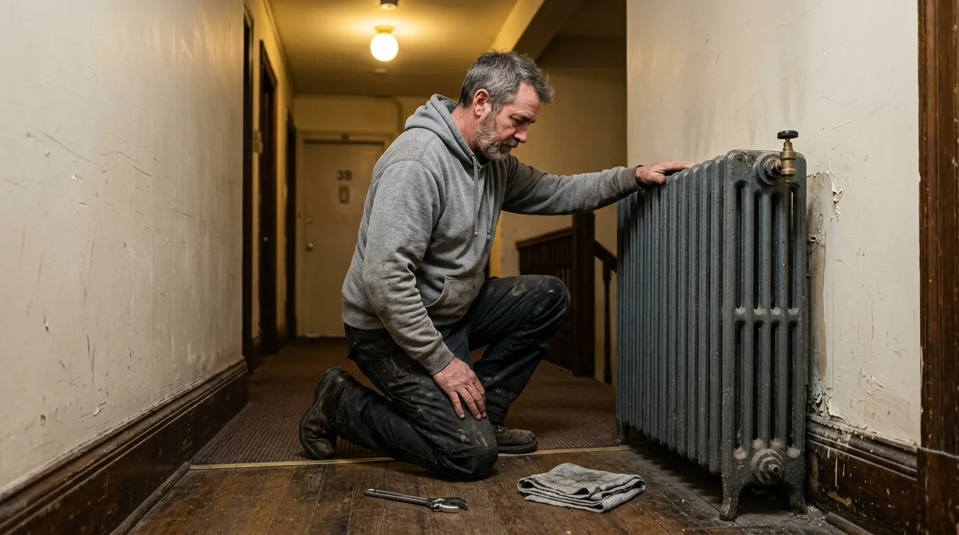 Purger un radiateur fonte qui ne chauffe pas