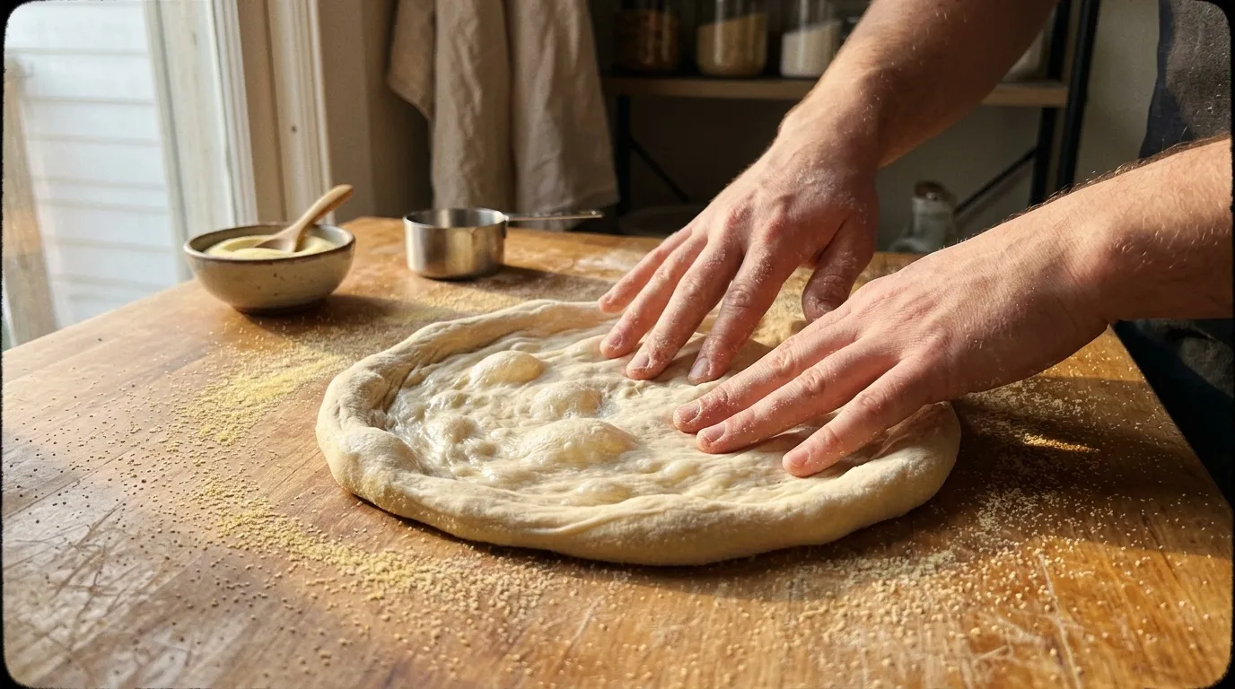 Pâte à pizza maison fine et croustillante